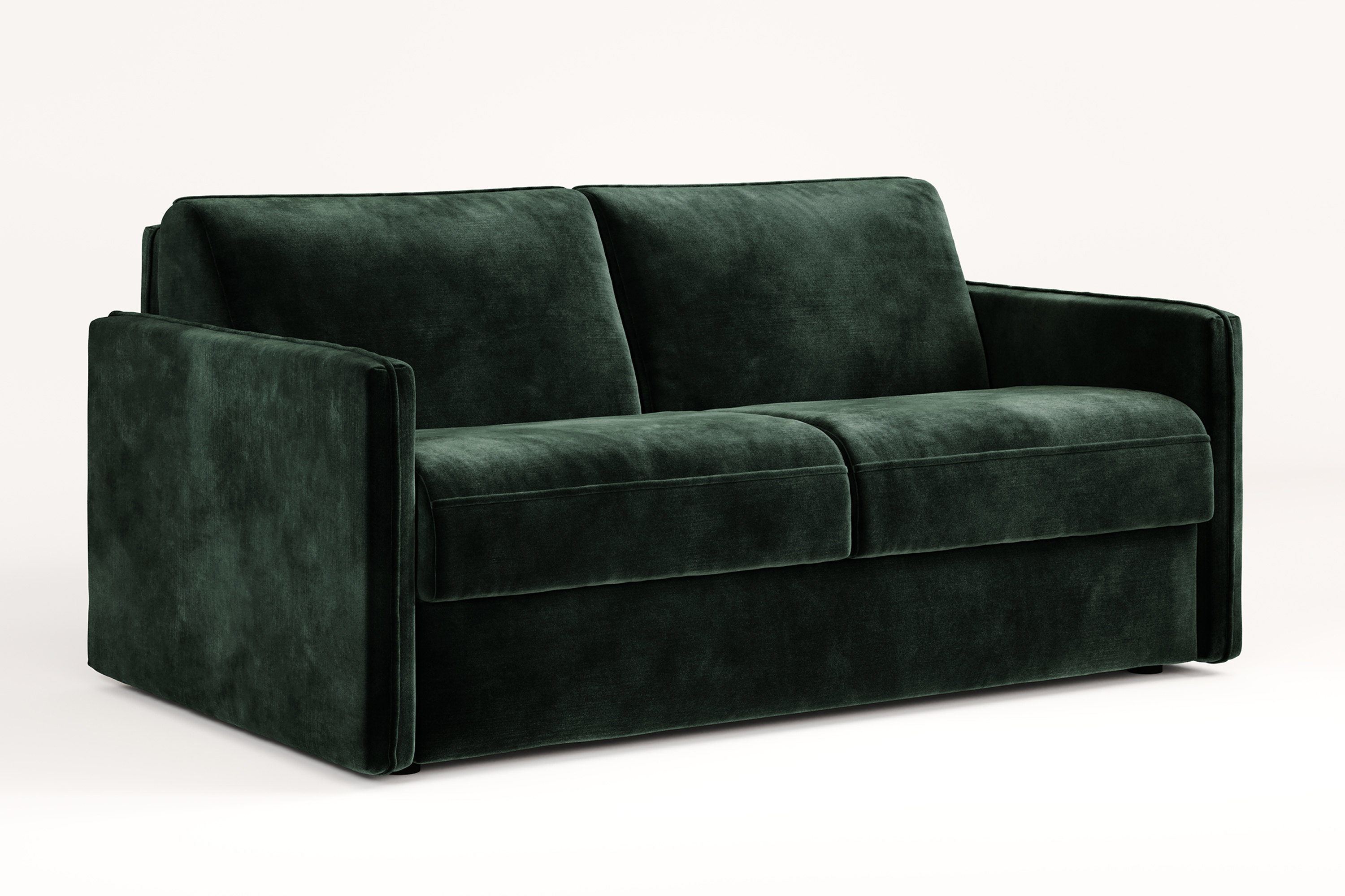 Deans Furnishers Upholstery Slim Sofa Bed with Sprung Mattress